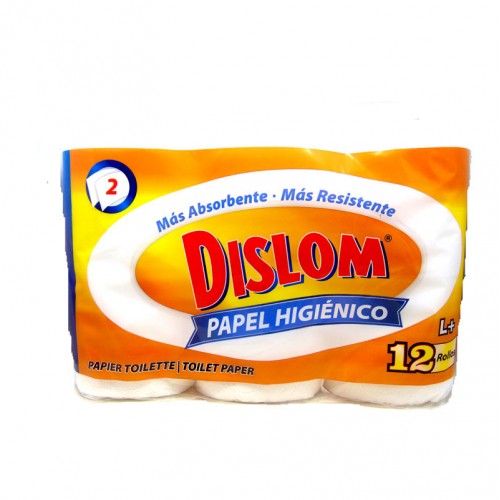 [8437013951265] DISLOM PAPIER HIGIENIQUE 12 ROULEAUX