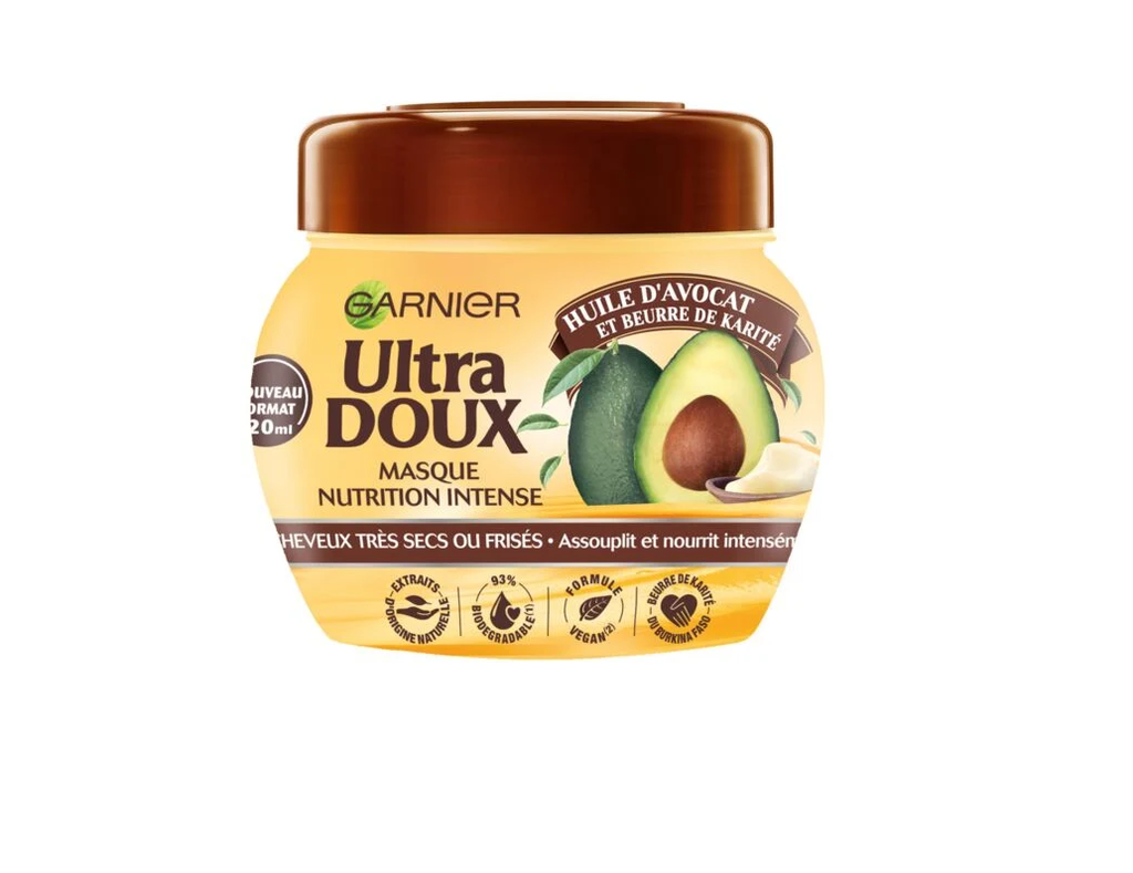 [3600542358941] ULTRA DOUX MASQUE CHEVEUX NUTRITION CHEVEUX TRÈS SECS AVOCAT KARITÉ 320ML