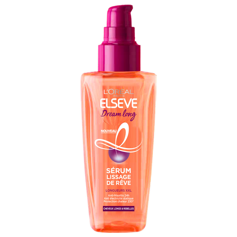 [3600523800926] ELSÈVE DREAM LONG STRAIGHT – SERUM POUR CHEVEUX LONGS ANTI-FRISOTTIS – 100ML