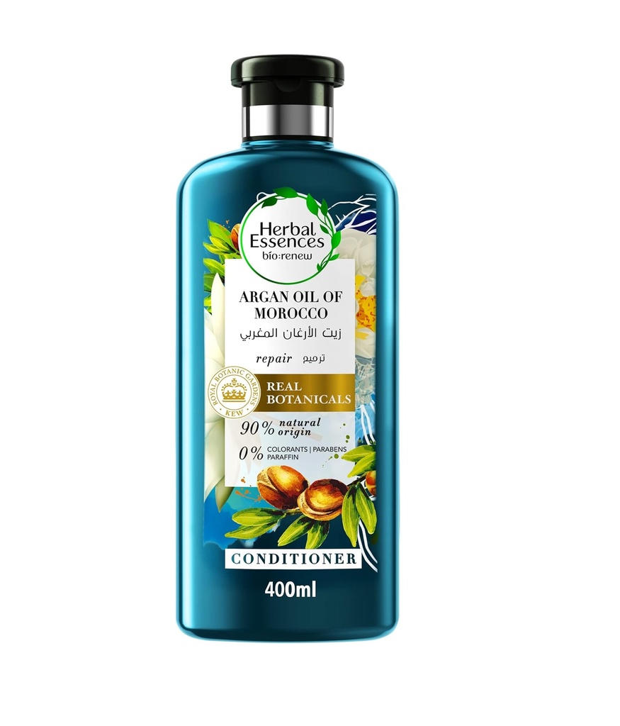 [8001090662026] HERBAL ESSENCES BIO RENEW REPAIR ARGAN OIL OF MOROCCO CONDITIONER 400ML