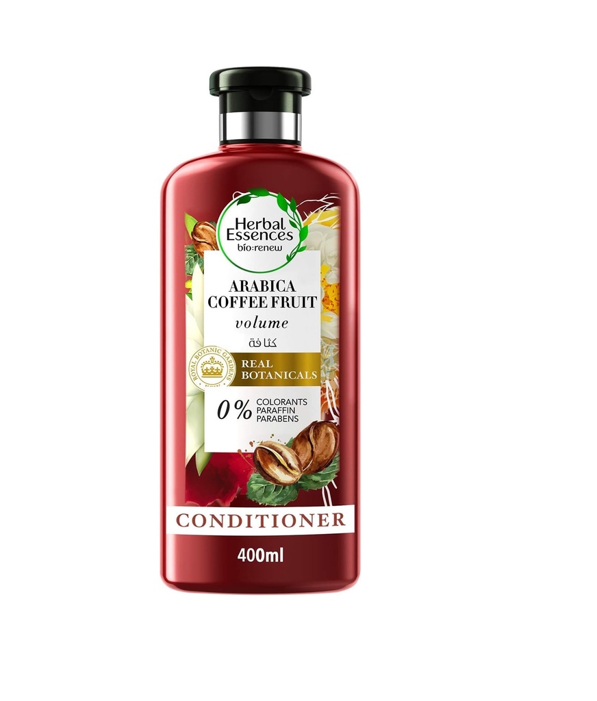 [8001090742445] HERBAL ESSENCES BIO RENEW VOLUME ARABICA COFFEE FRUIT CONDITIONER 400ML