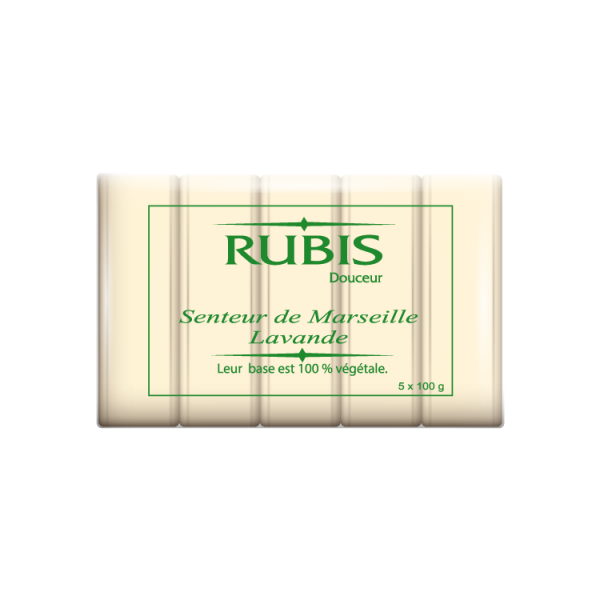 [8692624146091] RUBIS – 5 X 100 GR SAVON DE MARSEILLE (ECO-PACK)
