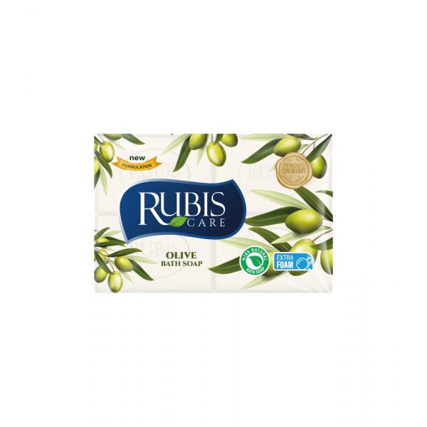 [8692624146299] RUBIS SAVON DE BAIN OLIVE – 4 X 125GR