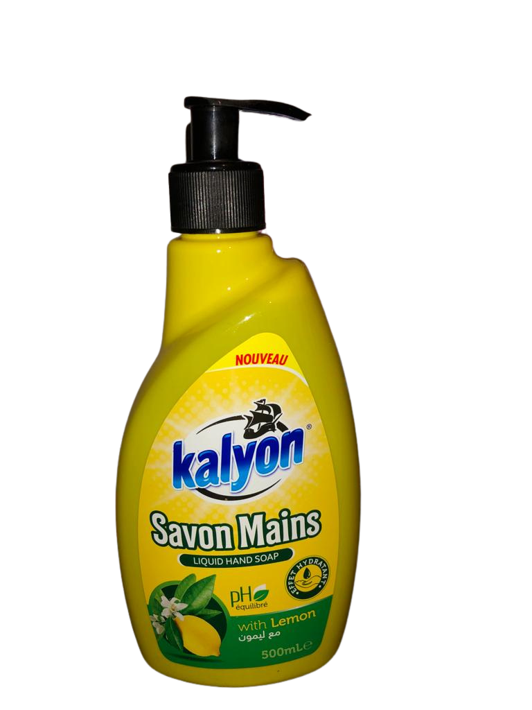 [8680731426335] KALYON SAVON MAINS AVEC LEMON 500ML 