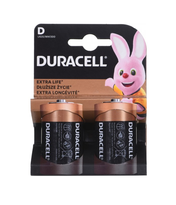 [5000394127562] DURACELL 2X PILES PLUS POWER LR20 / MN1300