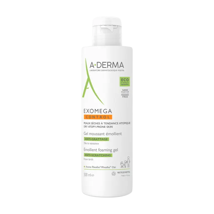 [3282770143744] A DERMA EXOMEGA CONTROL GEL MOUSSANT EMOLLIENT 500 ML