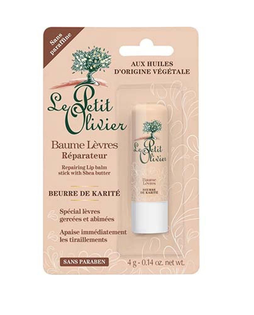 [3549620020403] LE PETIT OLIVIER STICK BAUME À LÈVRES  AU BEURRE DE KARITÉ - 4 G