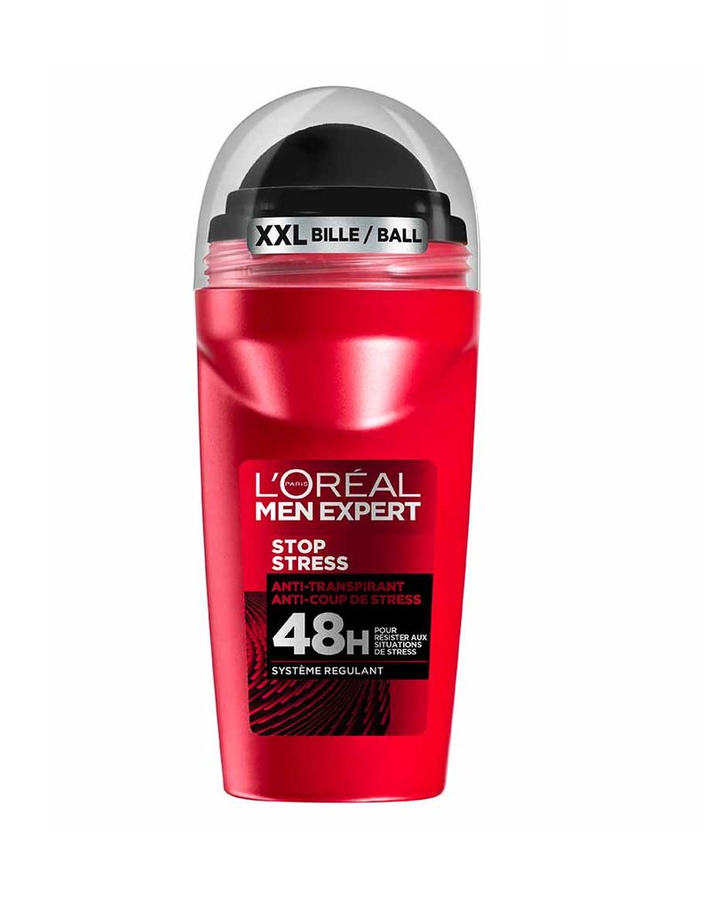 [3600523582198] L’ORÉAL MEN EXPERT – DÉODORANT BILLE POUR HOMME – STOP STRESS ANTI-TRANSPIRANT 48H – 50 ML