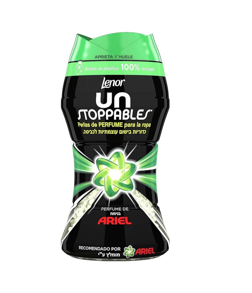 [8006540091906] LENOR UNSTOPPABLES ARIEL FRAGRANCE  REHAUSSEUR DE PARFUM POUR LE LAVAGE FOURNIT UN ARÔME FRAIS À CHAQUE LAVAGE 140 G