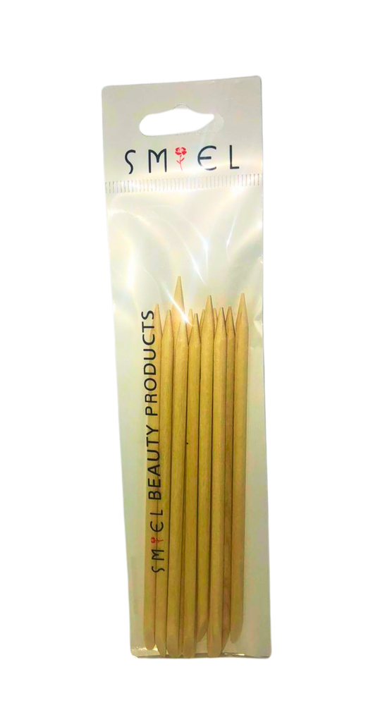 [2024011883818] BÂTONNETS EN BOIS POUR CUTICULES, À DOUBLE EXTRÉMITÉ 12 PC