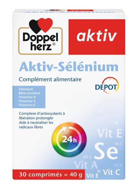 [4009932414134] DOPPEL HERZ AKTIV SELENIUM 30 COMPRIMES 40G