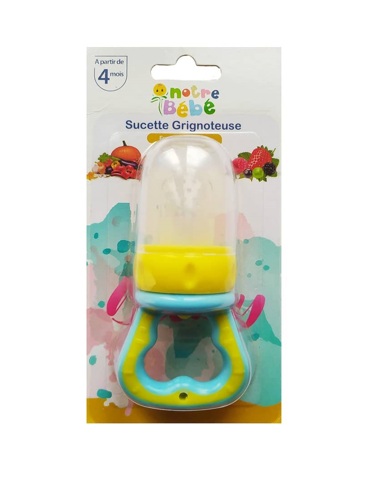 [8411134000347] NOTRE BÉBÉ SUCETTE A REMPLIR COMPOTE 1ERE AGE 4M+ 