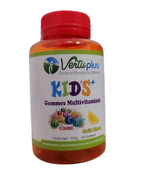[2024021828441] VERTUPLUS KIDS GOMME MULTIVITAMINE - 60 GM