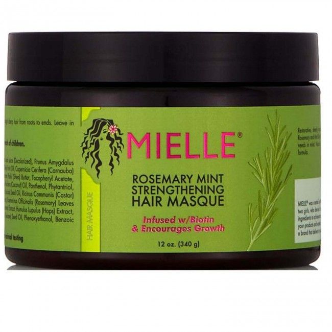 [854102006763 850001265478] MIELLE ROSEMARY MINT STRENGHTENING HAIR MASQUE 340 GR
