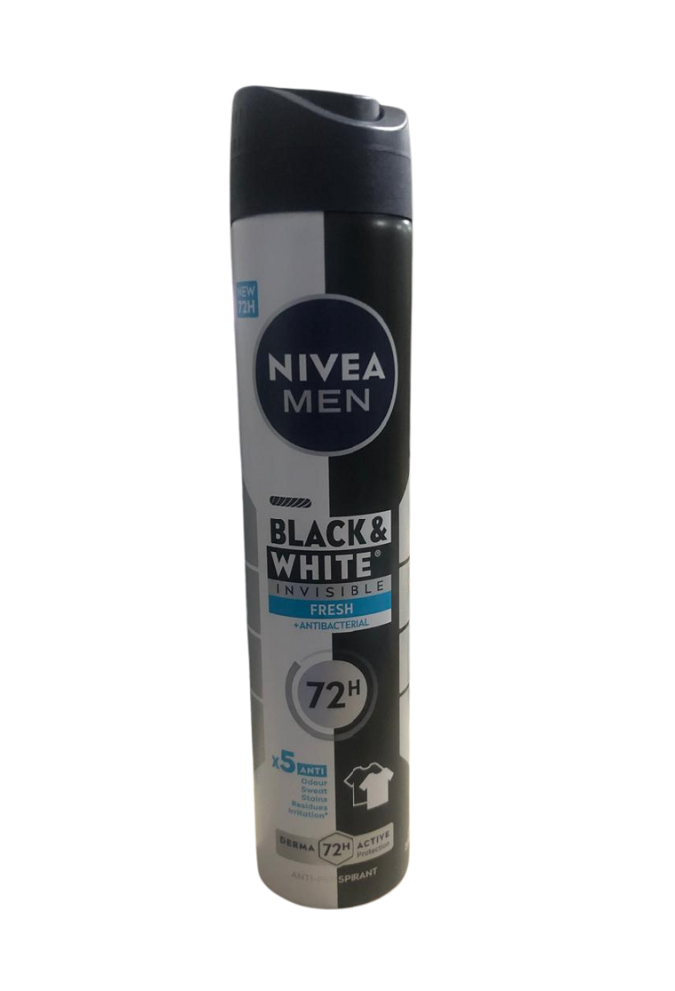 [4005900371553] NIVEA MEN BLACK & WHITE INVISIBLE FRESH - 72 H - 200 ML