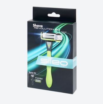 [8721073600271] SILEO RASOIR+ 4 CARTOUCHES
